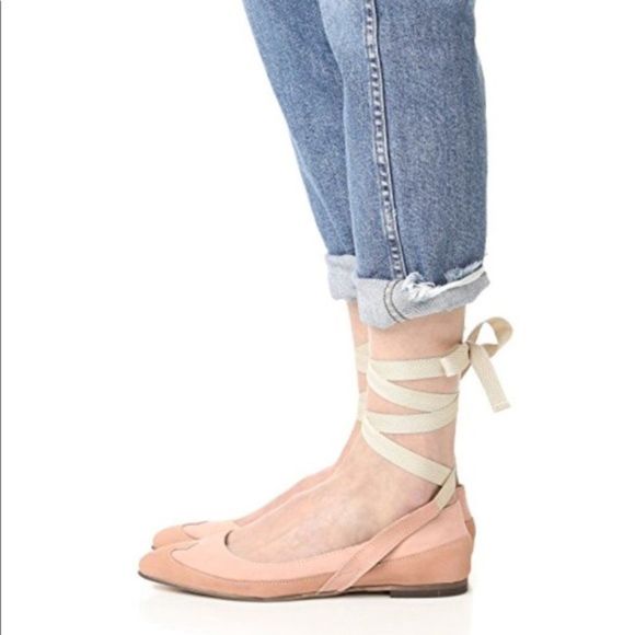 Free People Shoes - Free People Presley Wrap Flat Sz 39